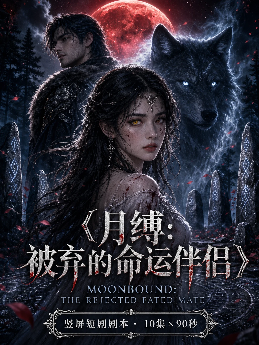 《《月缚：被弃的命运伴侣》》封面